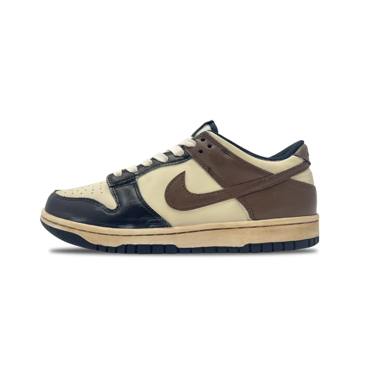 Nike Dunk Abrasion Resistant Low top Skateboard Shoes Unisex Mocha