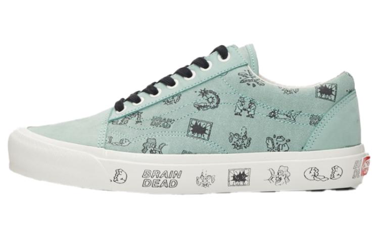 Кеды Brain Dead x Vans Old Skool (зеленые) — фото 1
