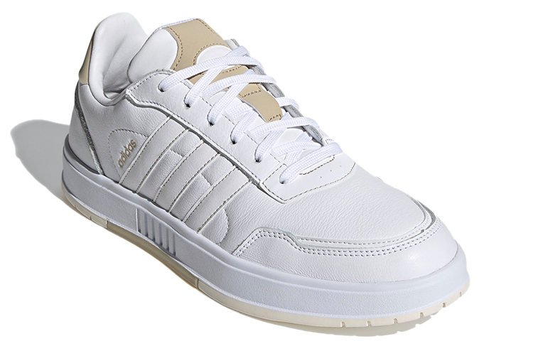 Мужские кеды adidas neo Courtmaster (бело-коричневые) — фото 3
