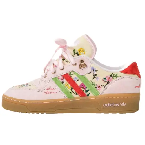 Unheardof x Adidas Originals Rivalry Slip Resistant Abrasion Resistant Low top Skateboard Shoes Men's Pink