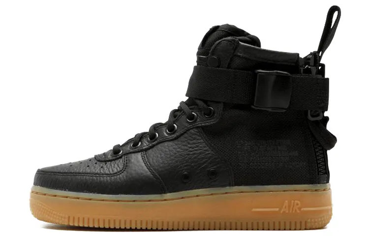Nike Sf Air Force 1 Mid Black Gum Women's