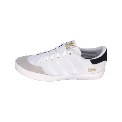 Adidas Originals Slip Resistant Abrasion Resistant Low top Skateboard Shoes Men's White