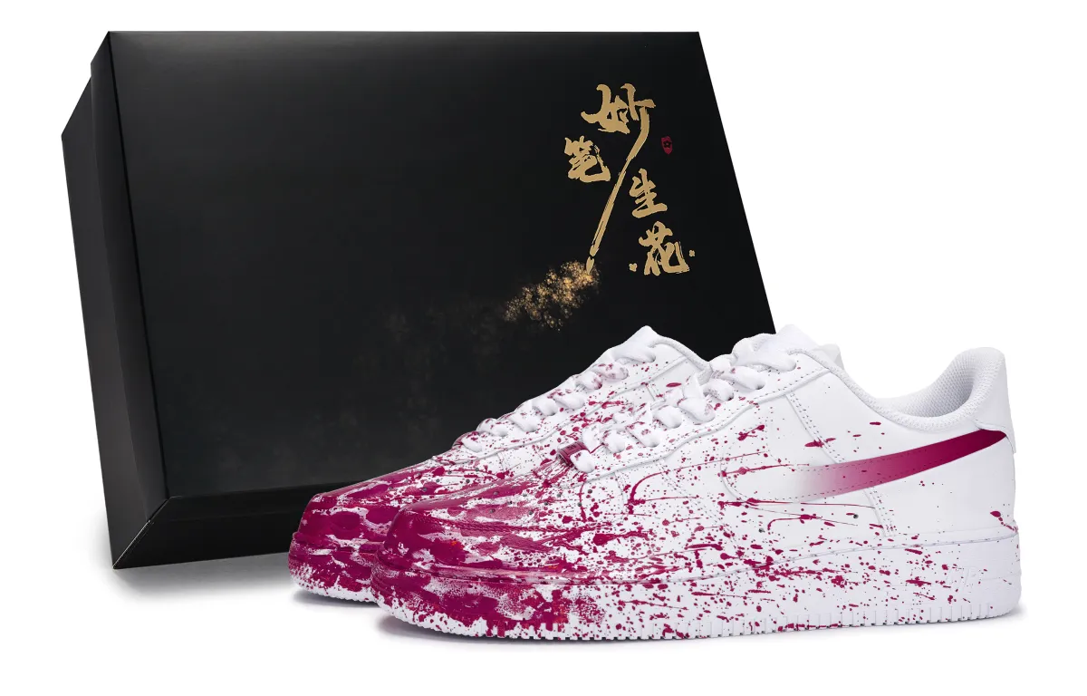 Nike Air Force 1 Wondrous Brush Strokes Bring Flowers To Life, Yearning For The Moment In Person. Low top