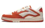 Li Ning Slip Resistant Low top Skateboard Shoes Men's Orange White