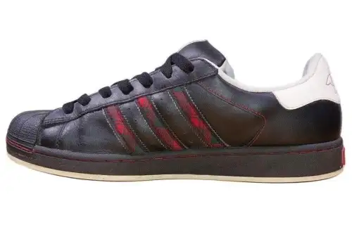 Adidas Originals Superstar Skate Cushioning, Wear Resistant Low top Skateboard Shoes Unisex Black