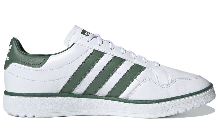 Кеды adidas originals Team Court (бело-зеленые) — фото 2