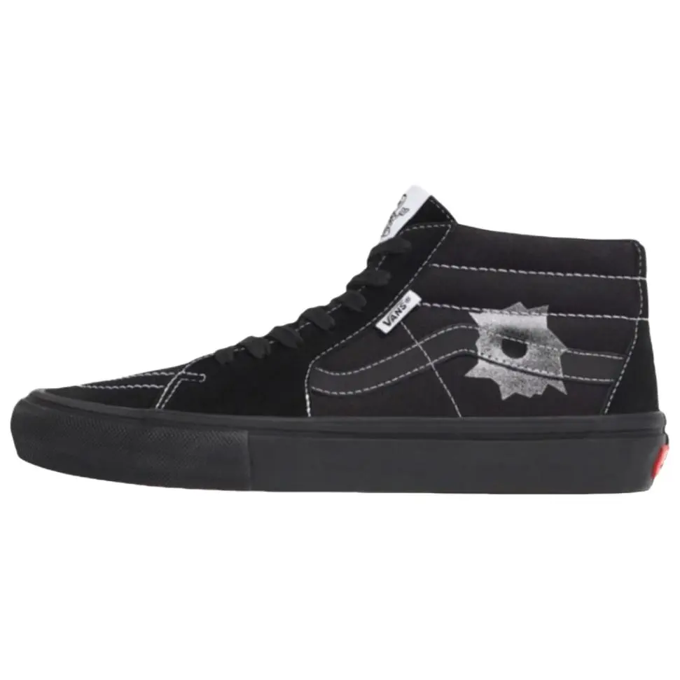 Grosso Supreme x Nate Lowman x Grosso Skate Vans Mid 'Black'