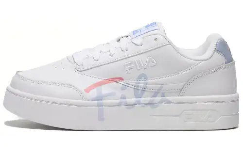 FILA Abrasion Resistant Breathable Low top Skateboard Shoes Women's White Purple