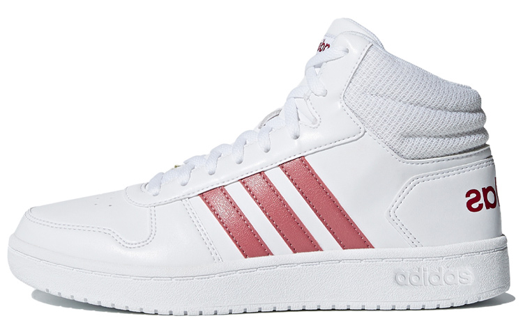 Женские кроссовки adidas adidas neo Hoops 2.0 Mid (белый / фиолетовый / красный)
