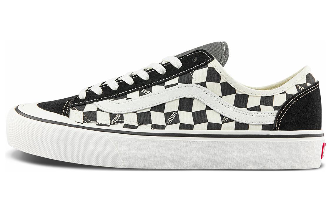 Vans Style 136 Decon Vr3 SF Comfortable and versatile, wear-resistant, lightweight and breathable, low-top sneakers, same style for men and women, black and white