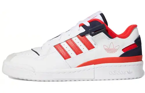 Adidas Forum Exhibit Low 'Cloud White Red'