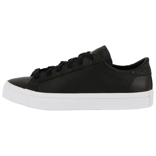 Adidas Originals Courtvantage Slip Resistant Abrasion Resistant Low top Skateboard Shoes Unisex Black