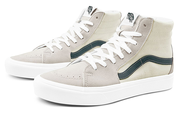 Кеды Vans SK8 Comfycush (серо-зеленые) — Серый / зелёный — фото 2