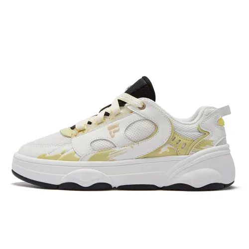 FILA FUSION WINDROUND Abrasion Resistant Low top Skateboard Shoes Women's White