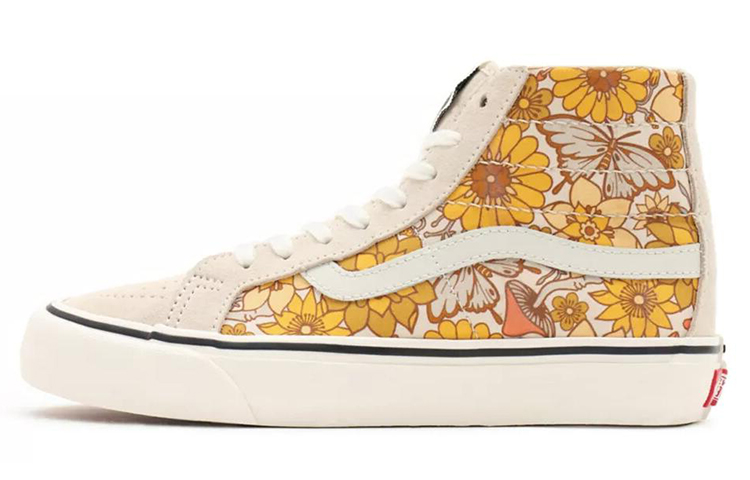 Vans SK8 Hi 38 Decon Sf Trippy Floral 'Sandshell Marshmallow'