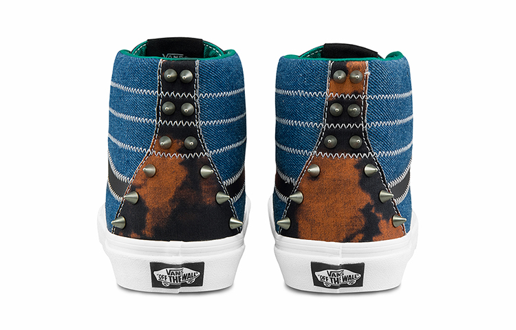 Кеды Vans SK8 (сине-красно-черные) — фото 4