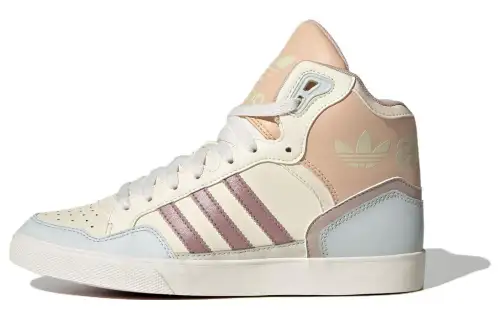 Adidas Originals EXTABALL Coverage Abrasion Resistant Mid top Skateboard Shoes Women's White