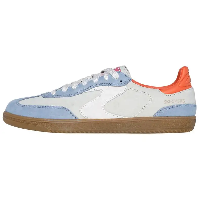 Skechers Hotshot Abrasion Resistant Low top Skateboard Shoes Women's Light Blue White