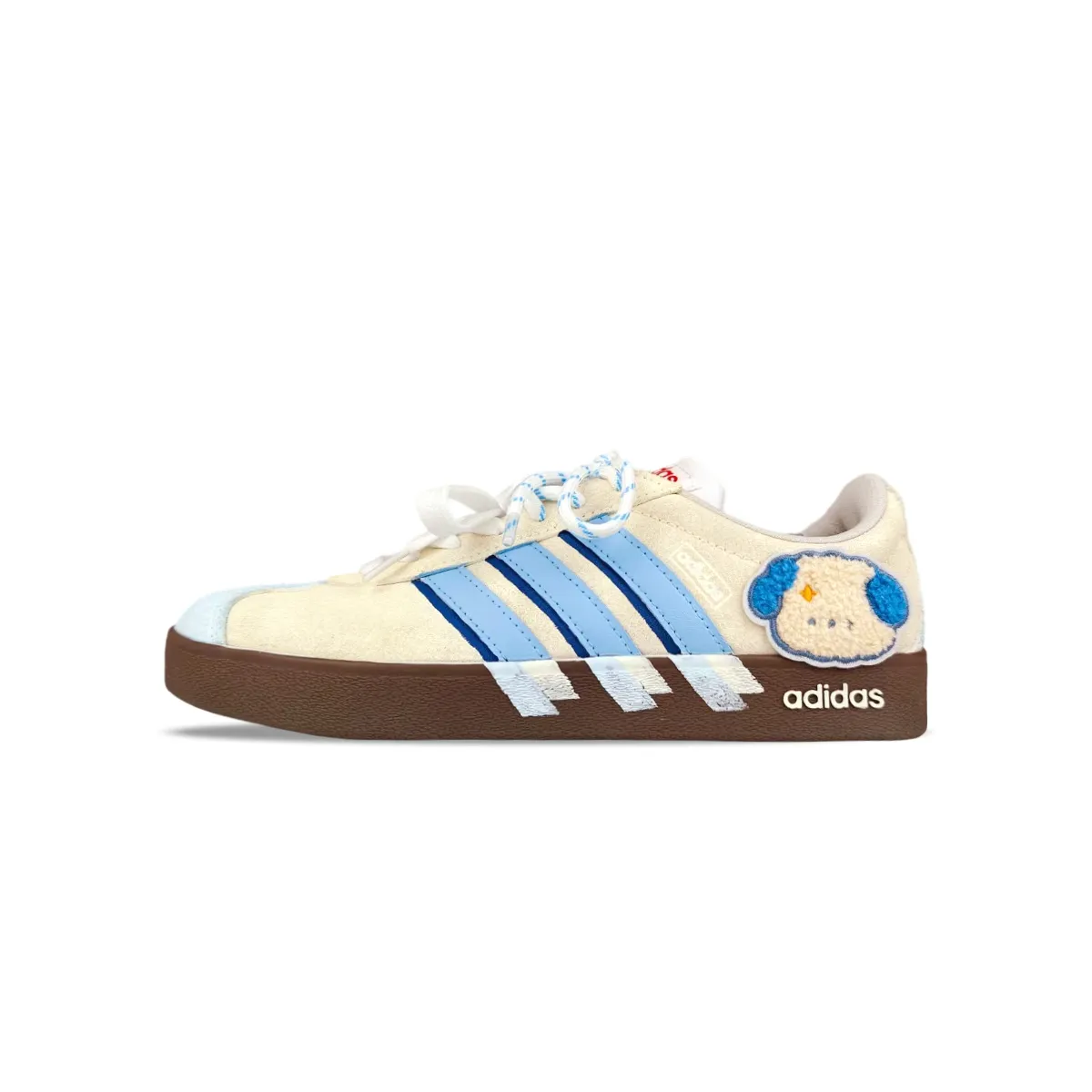 Adidas VL COURT 2.0 Cushioning Abrasion Resistant Cushioning, Wear Resistant Low top Skateboard Shoes Unisex