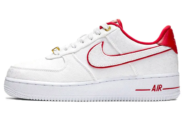 Nike Air Force 1 Low Lux White Red Women's