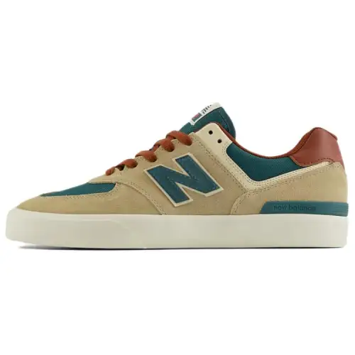Numeric 574 New Balance Vulc 'Tan Forest Green'