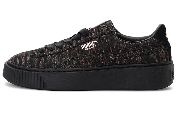 PUMA Basket Platform 'Velvet Rope Black' Women's