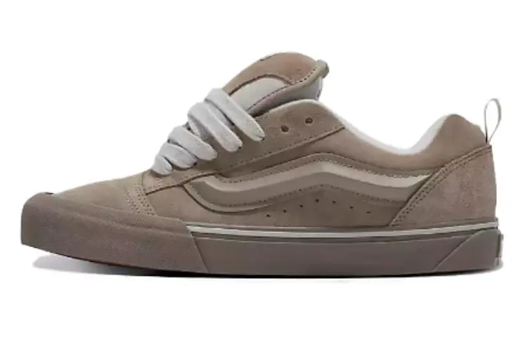 Vans Knu Skool Abrasion Resistant Low top Skateboard Shoes Unisex Umber