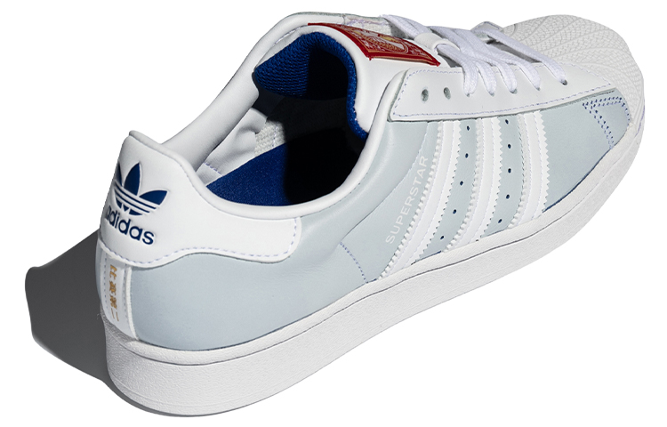 Кеды adidas originals Superstar (сине-бело-красные) — фото 3