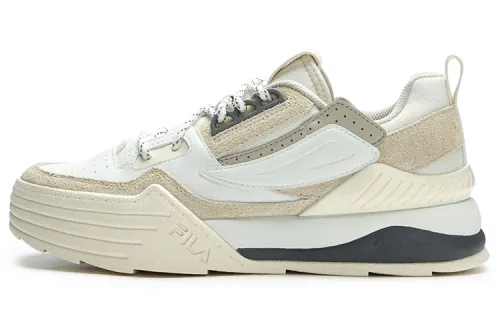 FILA PALA Textile, Synthetic Leather Low top Skateboard Shoes Women's White