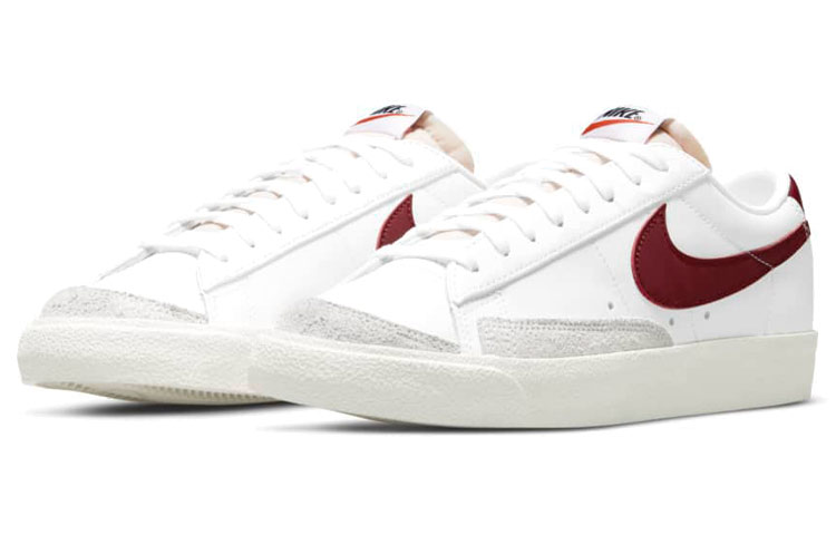 Женские кеды Nike Blazer '77 "Team Red" (бело-красные) — фото 3