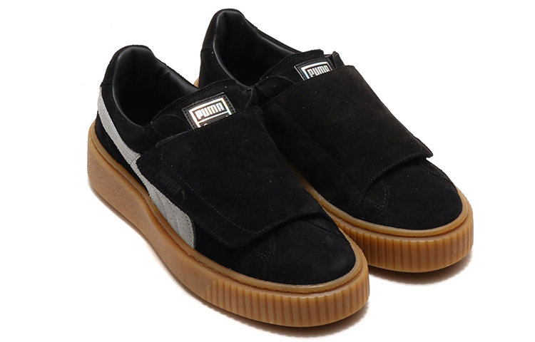 Женские кеды PUMA Platform Strap (черные) — Чёрный — фото 3