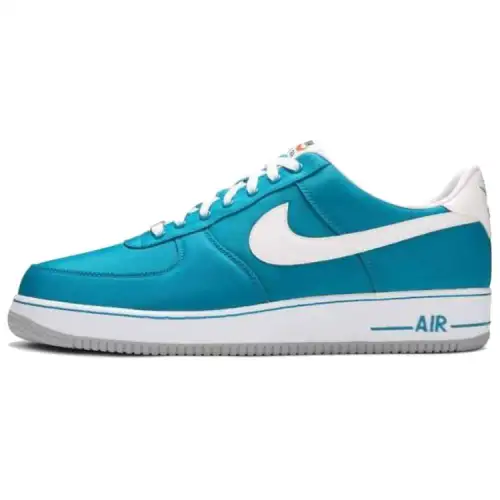 Nike Air Force 1 Abrasion Resistant Breathable Low top Skateboard Shoes Unisex Blue