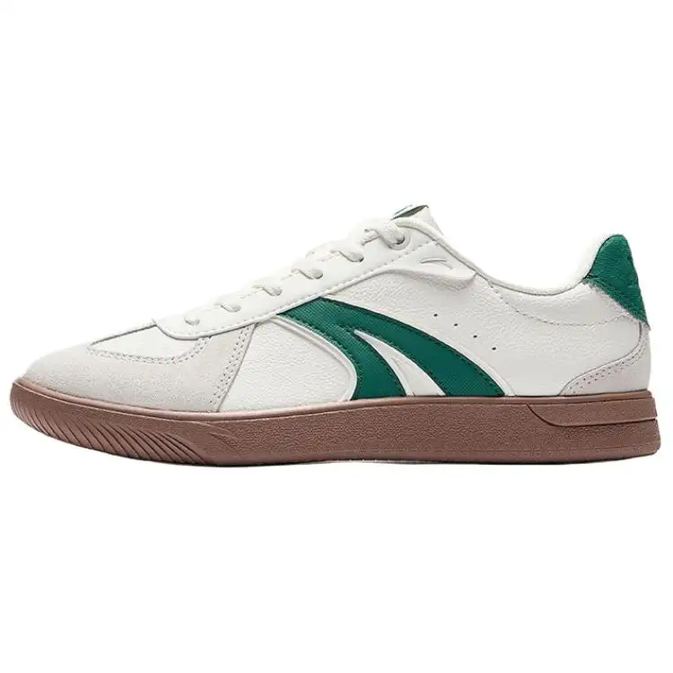Anta TT Cushioning, Wear Resistant Low top Skateboard Shoes Women's White Green