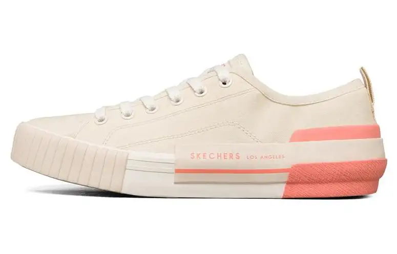 Skechers New Moon Fabric Low top Skateboard Shoes Women's Coral