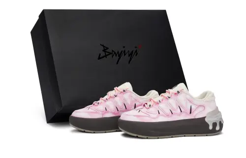 FILA CARROT 2 811 Manufacturing Gradually Dyed Starry Sky Special Shoe Box Low Top Skateboard Shoes Women's Pink Brown