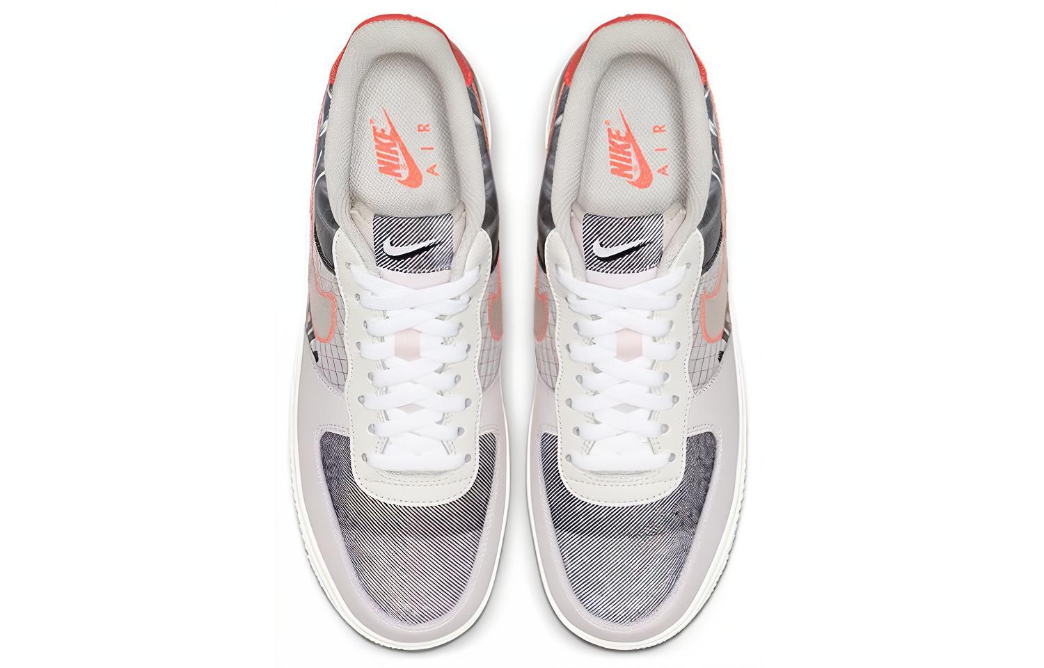 Кеды Nike Air Force 1 07 PRM 2 (бело-серый) — Серыйбелый — фото 4