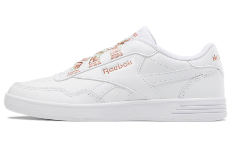 Reebok Royal Techque Skateboard Shoes Women's Low Top Cloud White/Orange