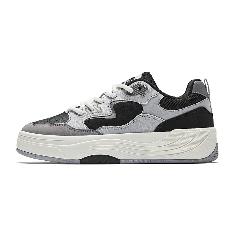 Anta Pg7 Slip Resistant Abrasion Resistant Low top Skateboard Shoes Men's Black Gray