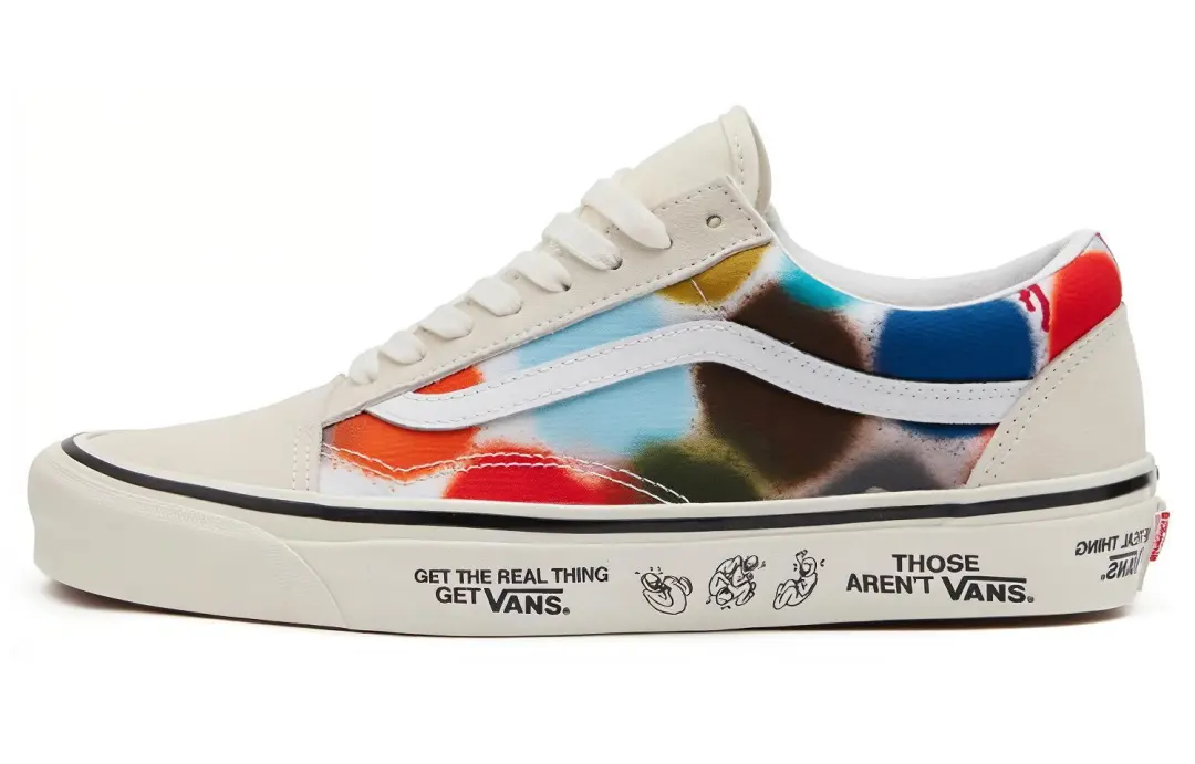 Vans Old Skool Sneakers White/Red/Blue