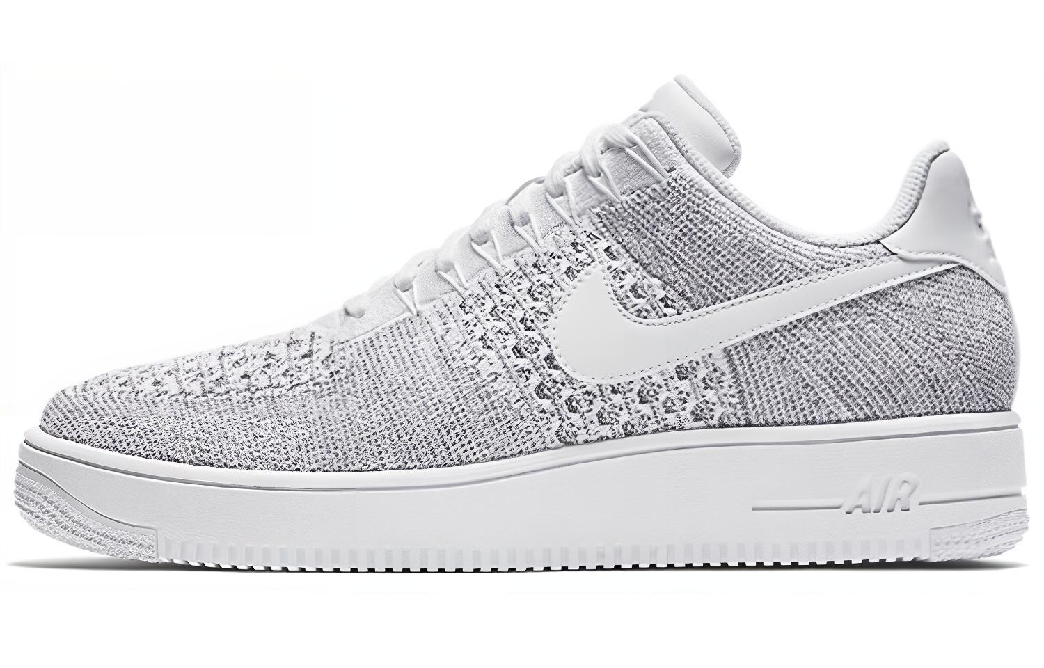 Nike Air Force 1 Flyknit Low top Skateboard Shoes Unisex White