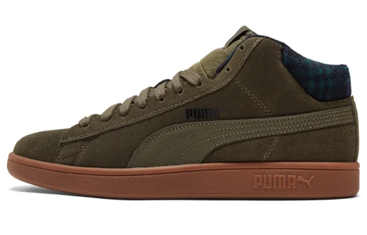 PUMA Smash V2 Mid Wtr 'Plaid Grape Leaf'