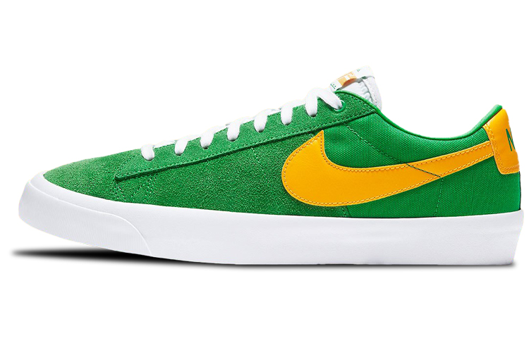 Nike Blazer SB Zoom Pro GT \"Lucky Green\" Low Top Shoes Men and Women Similar Green Yellow