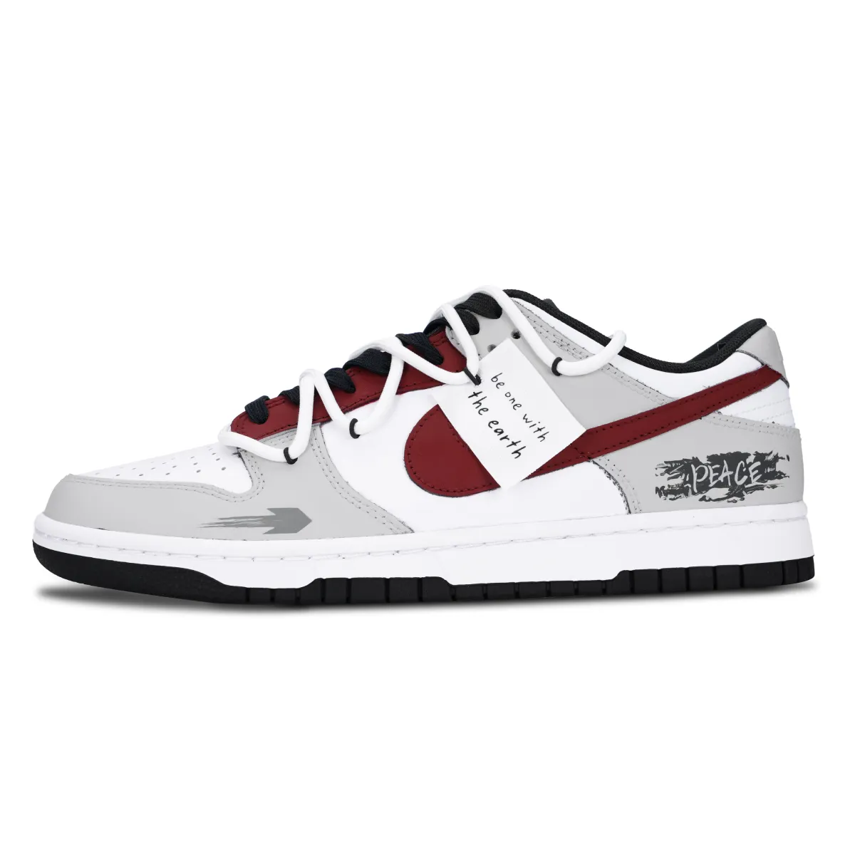 Nike Dunk Low top Skateboard Shoes Unisex Light Gray