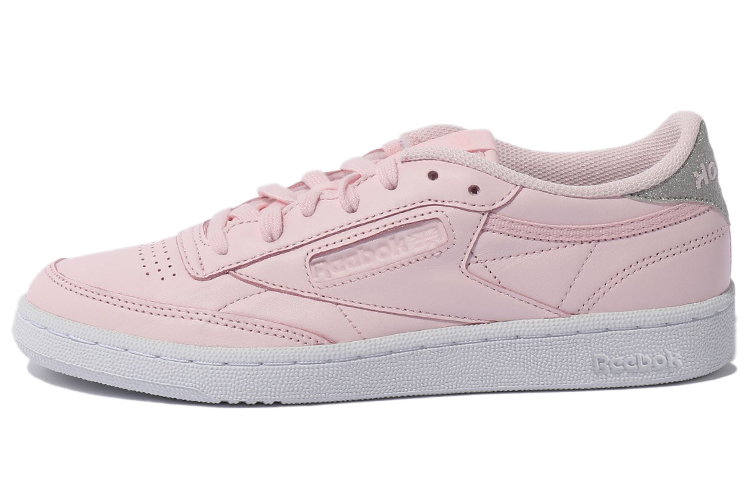 Женские кеды Reebok Club C 85 Diamond (розовые)