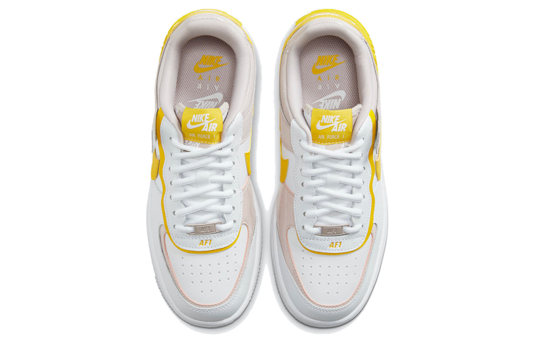 Женские кроссовки Nike Air Force 1 Shadow (белыйжелтыйрозовый) — Белыйжёлтыйрозовый — фото 4