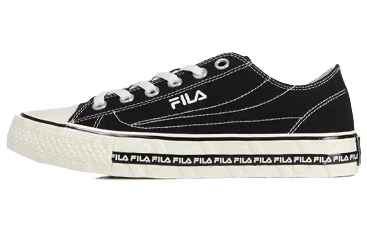 FILA Center Court S Low Top Board Shoes Black/White