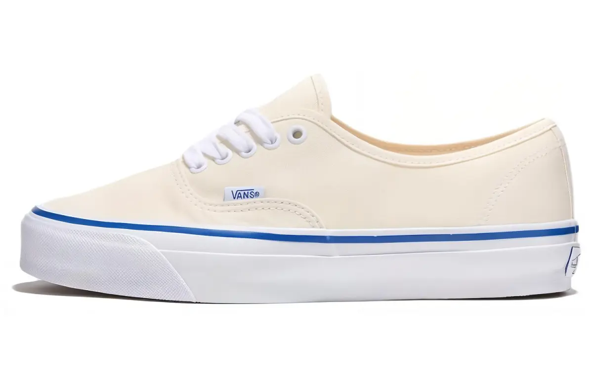 Vans Premium Authentic 44 Fashion Low top Skateboard Shoes Unisex Beige