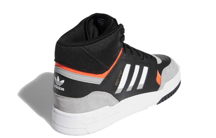 Кеды adidas Originals Drop Step (черный / оранжевый) — Чёрный / оранжевый — фото 3