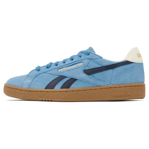 Reebok CLUB C GROUNDS UK Leather Low top Skateboard Shoes Men's Blue