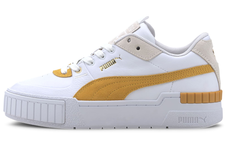 Женские кеды PUMA PUMA Cali Sport Sport Heritage (бело-золотые)